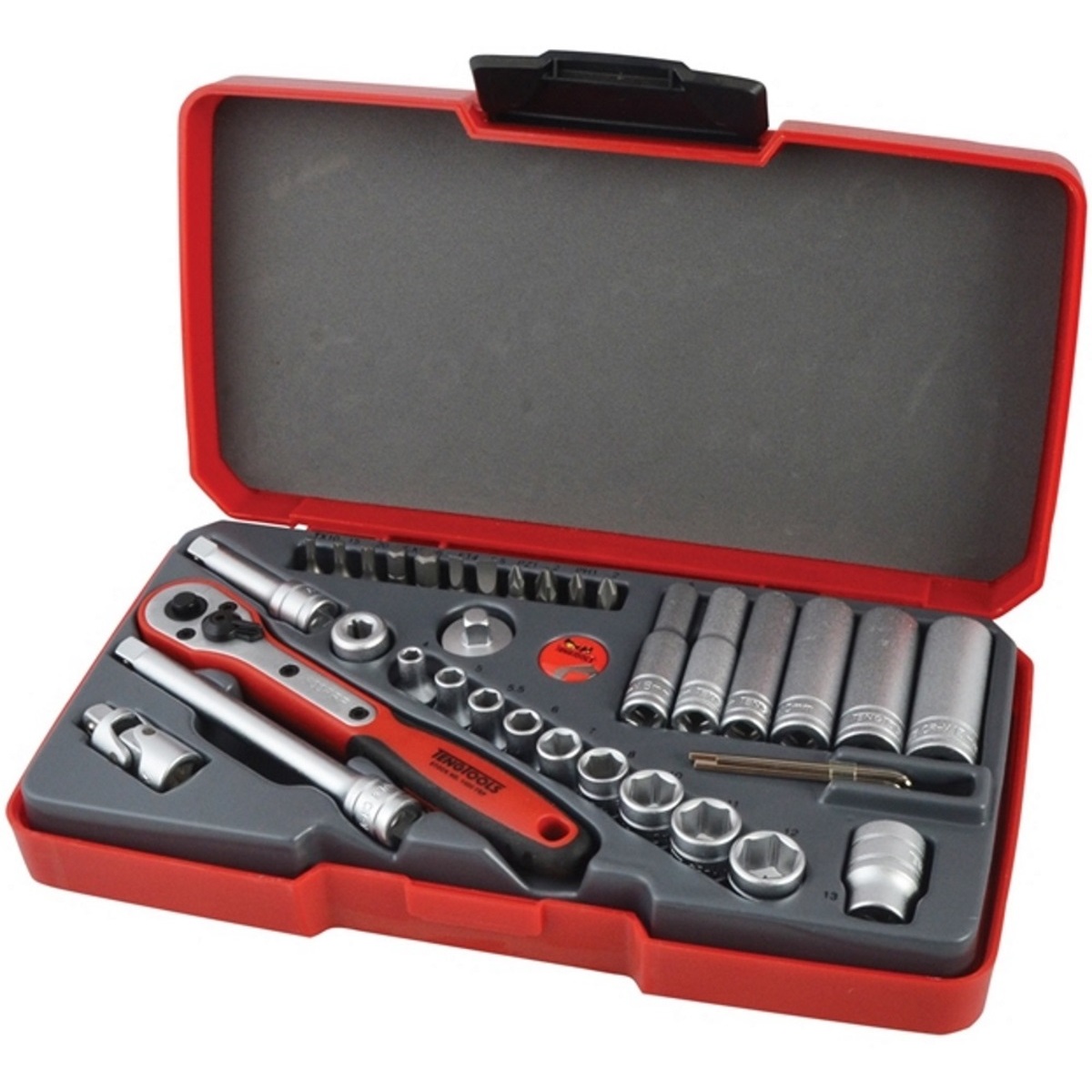 Teng Tools T1436 Socket Set Metric 36 Piece 1/4" Drive 