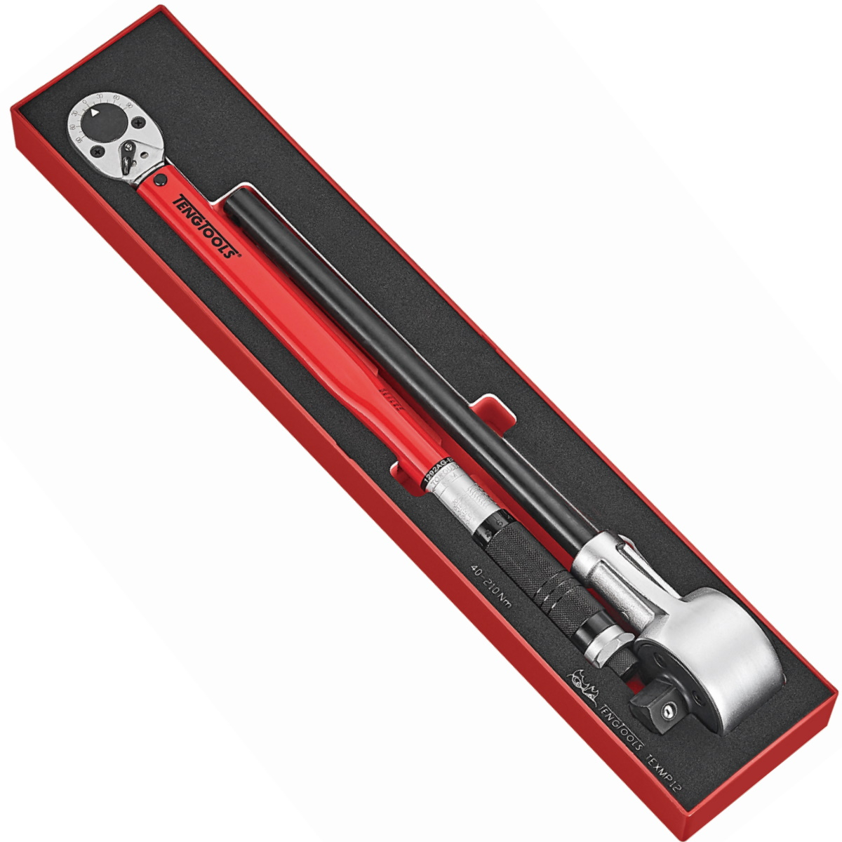 Teng Tools TEXMP12 1/2" Torque Wrench and 3/4" Torque Multiplier Set
