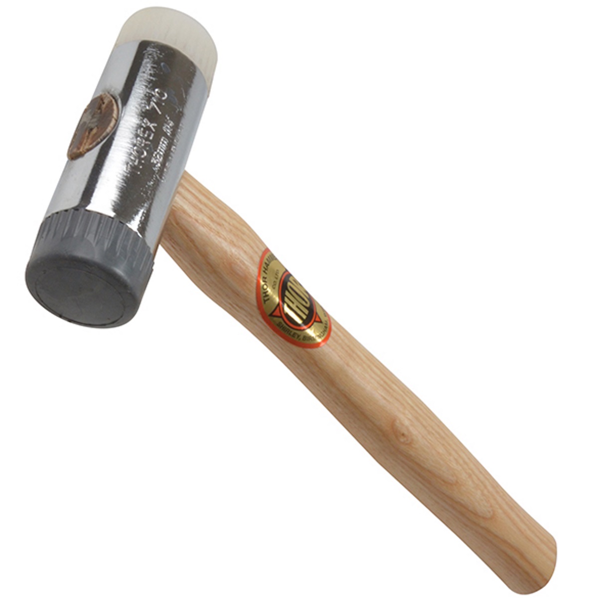 Thor 31-710R Soft & Hard Faced Hammer Wood Handle 32mm (1.1/4") 385g (1lb) THO710R