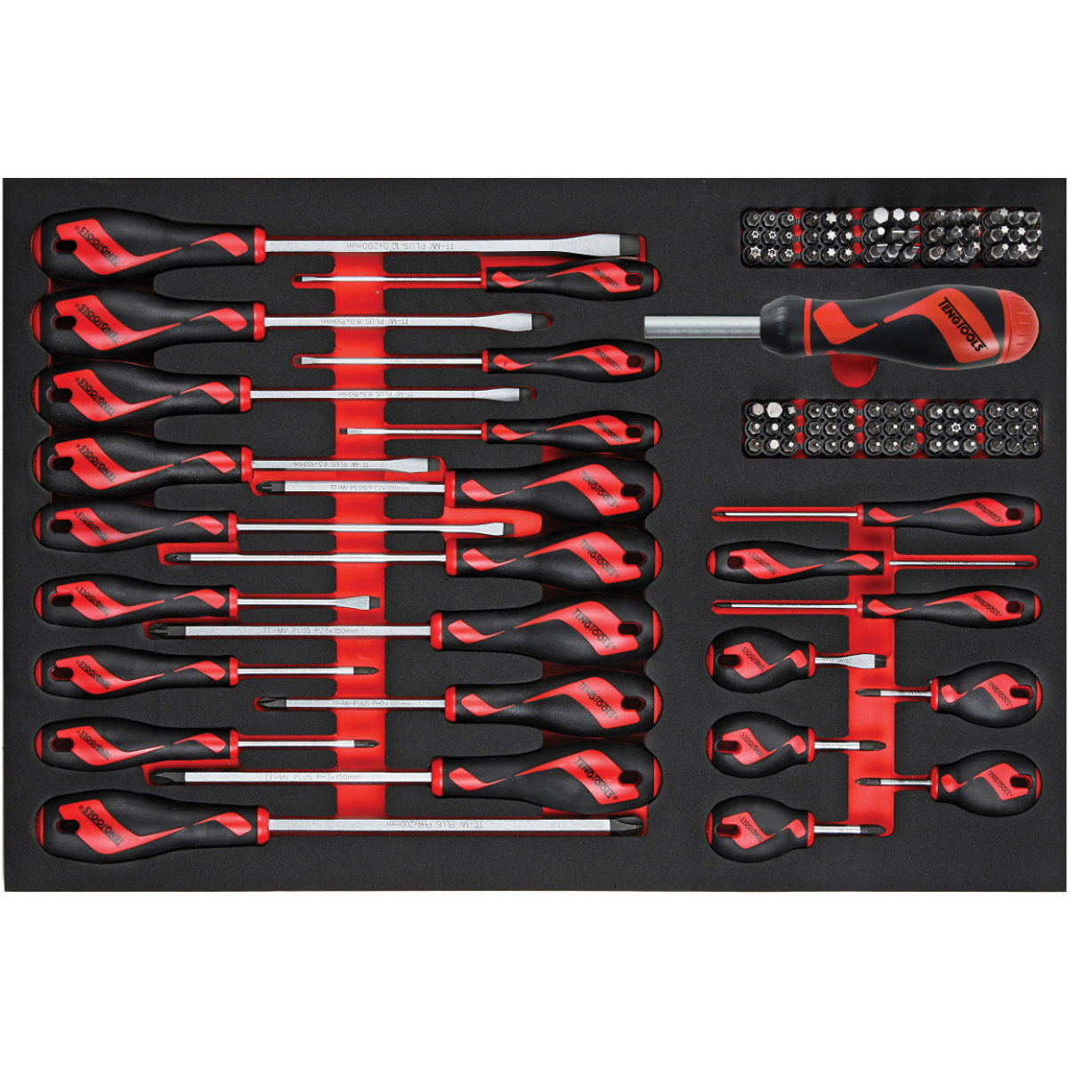 Teng Tools TTEMD122N 122 Piece Mega Drive EVA Screwdriver Set