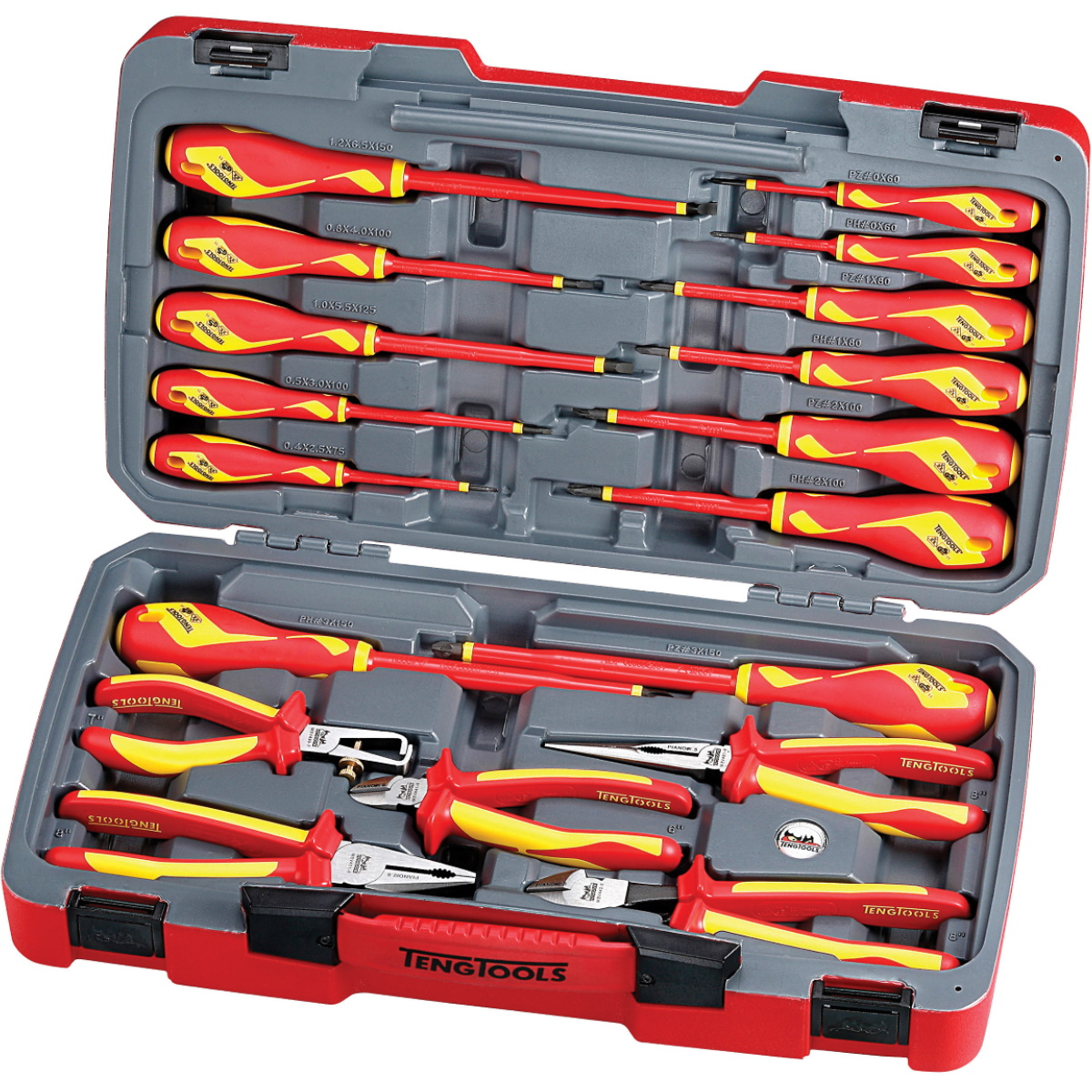 TengTools TV18N 18 Piece 1,000V Insulated Tool Set