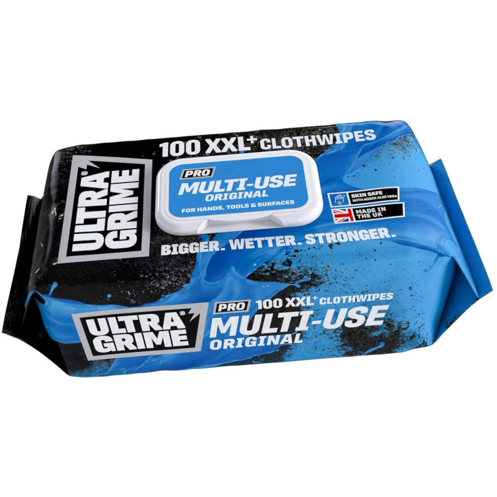 UltraGrime Pro: 5900 Multi-Use Ultragrime Blackzone Cleaning Wipes (Pack of 100 XXL+ Wipes)
