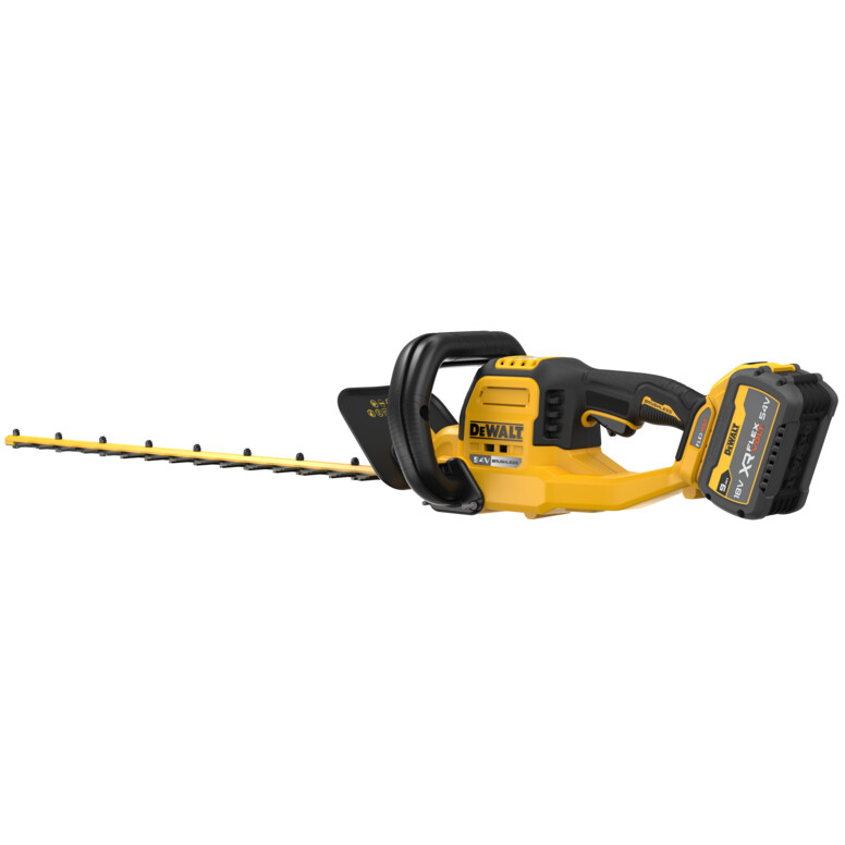 DeWalt DCMHT573X1-GB Brushless 54V XR Flexvolt 31mm Gap Hedge Trimmer With 1 x 9Ah Battery