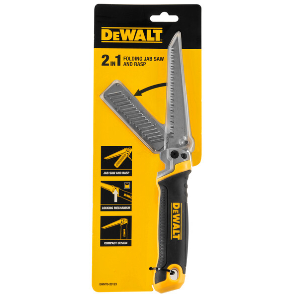 DeWalt DHT010123 Folding Jab Saw with Rasp