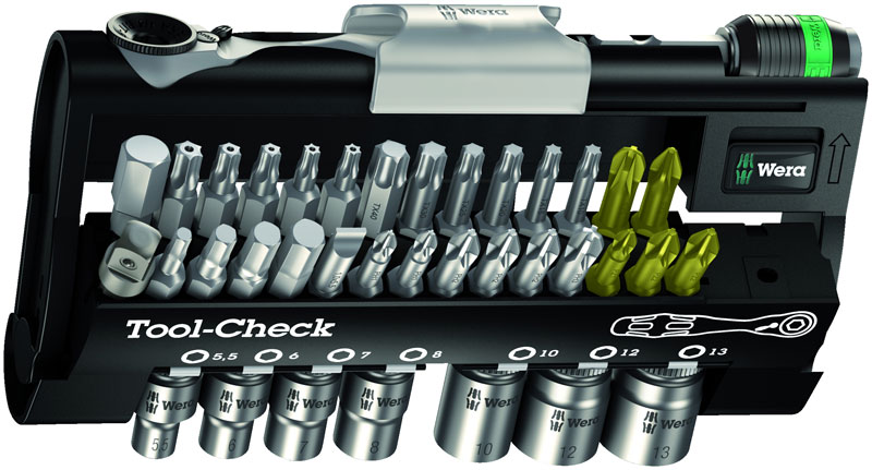 Wera 073220 38 Piece 1/4" Drive Tool-Check WER073220